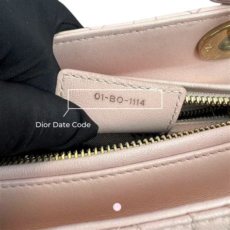 dior promenade date code